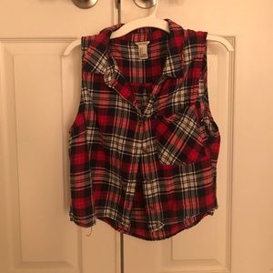 Plaid Muscle Tee